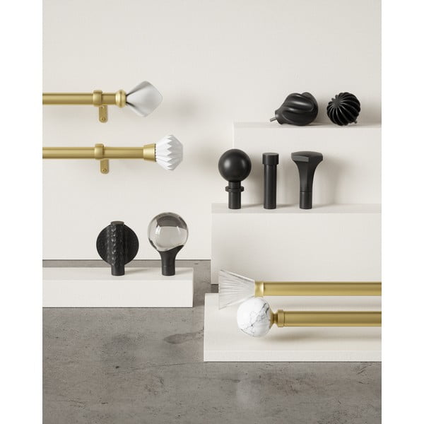 Tērauda regulējama aizkaru stanga 107–305 cm Helix – Umbra-image-3