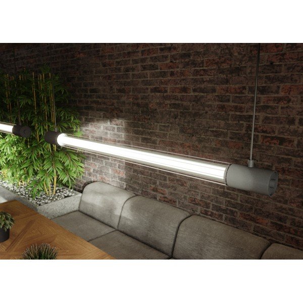 Melna metāla sienas lampa VALO – Thoro-image-2