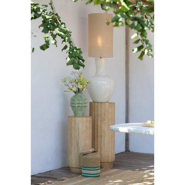 Mango masīvkoka apaļš sānu galdiņš ø 35 cm Ellena – Light & Living-image-1