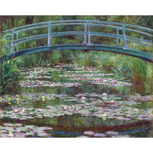 Gleznas reprodukcija Claude Monet – The Japanese Footbridge, 50 x 40 cm