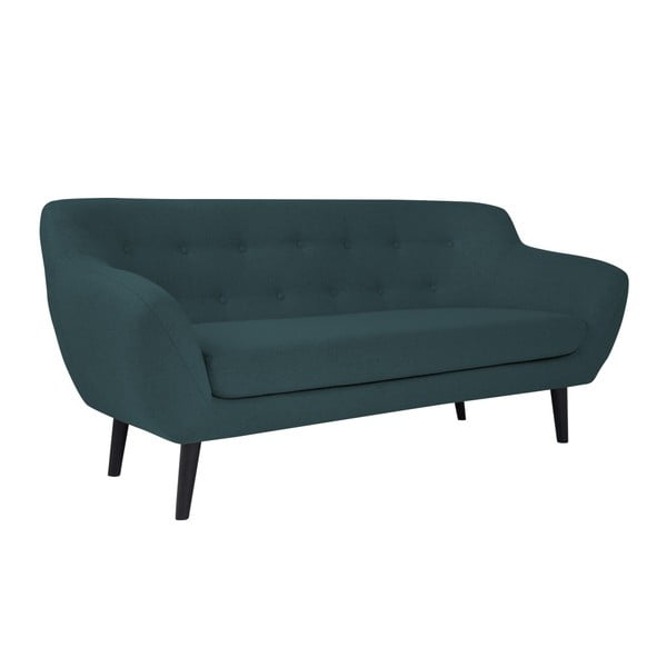 Tumši zils dīvāns Mazzini Sofas Piemont, 188 cm
