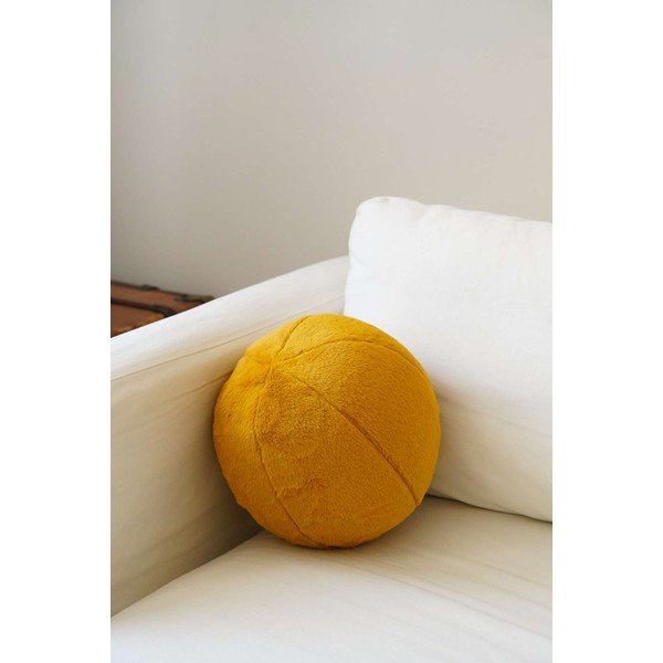 Mikroplīša dekoratīvais spilvens ø 25 cm Top – Mioli Decor-image-1