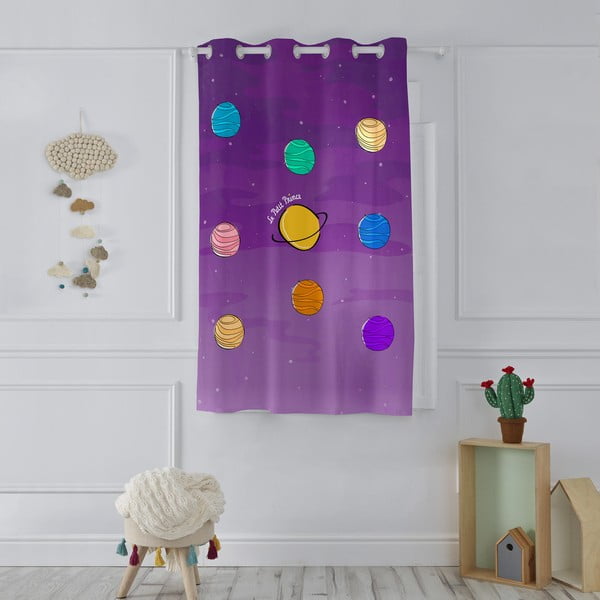 Bērnu aizkars 180x135 cm Les planetes – Mr. Fox-image-1