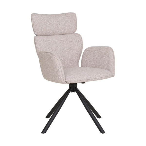 Bēši polsterēti ēdamistabas krēsli ar roku balstiem (2 gab.) Cordoba – House Nordic