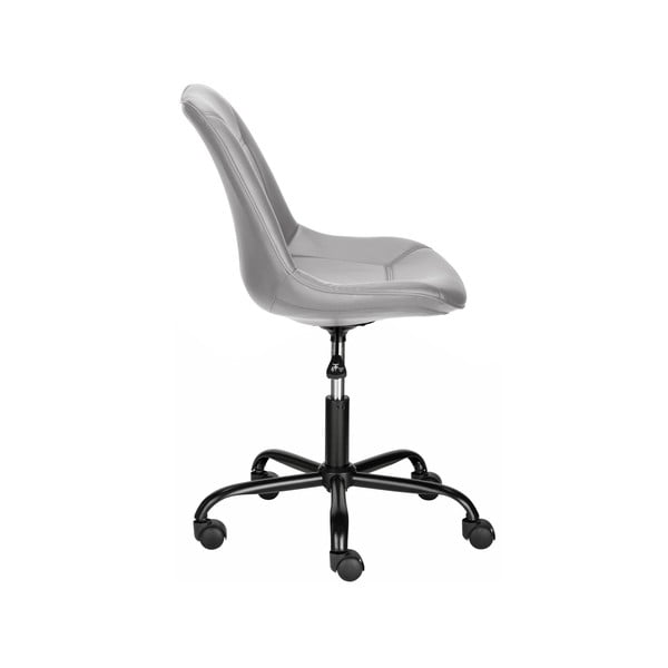 Pelēks mākslīgās ādas biroja krēsls Kenny – Støraa-image-2