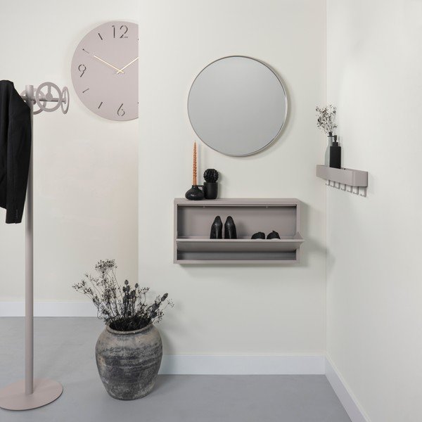 Pelēks/bēšs metāla pakaramais Circle – Spinder Design-image-3