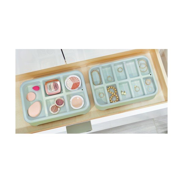 Pelēks rotaslietu organizators iDesign Eco Bin 10, 28,12 x 19,23 cm-image-1