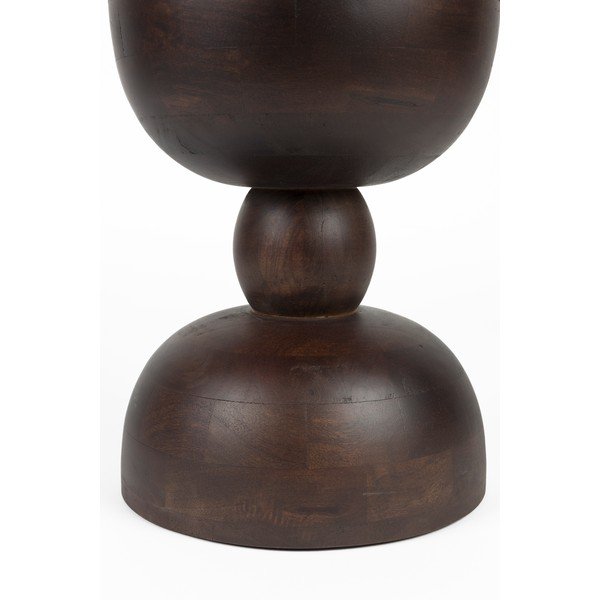 Mango masīvkoka apaļš sānu galdiņš ø 30 cm Izzy – White Label-image-1