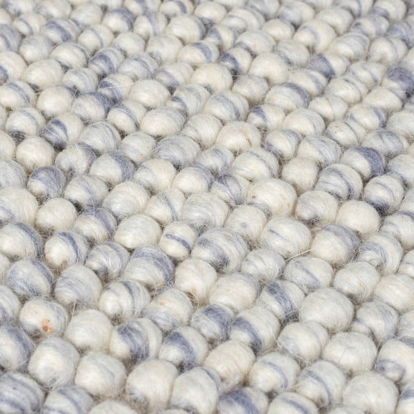 Gaiši zils ar rokām darināts paklājs no vilnas maisījuma 160x230 cm Minerals – Flair Rugs-image-4