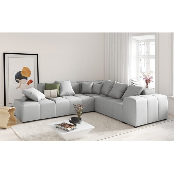 Pelēks spilvens modulārajam dīvānam Rome – Cosmopolitan Design -image-4