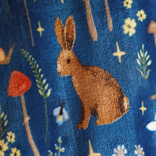 Zils mikroplīša pleds 130x170 cm Enchanted Twilight Animals – Catherine Lansfield-image-2