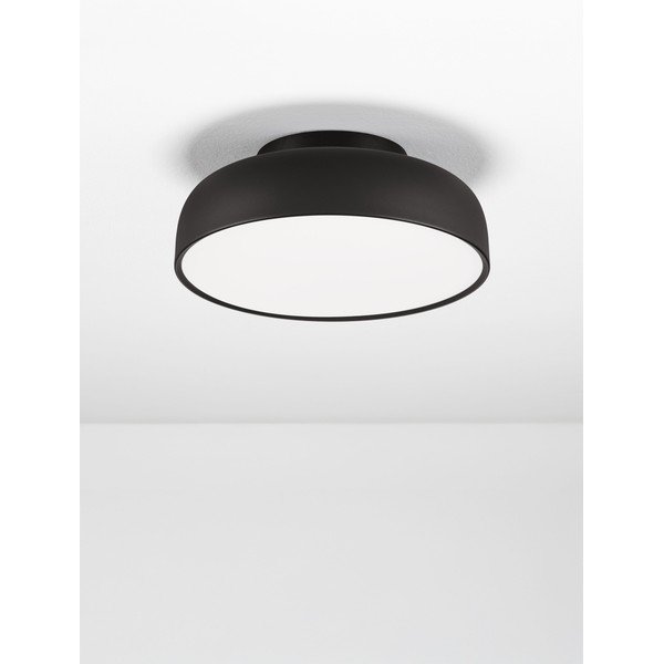Matēti melna alumīnija LED griestu lampa ar regulējamu spilgtumu Noelia – Nova Luce-image-4