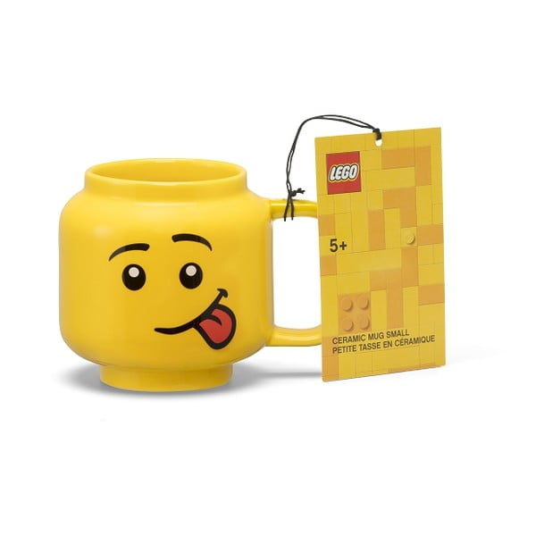 Dzeltena keramikas krūze bērniem 255 ml Head – LEGO®-image-2