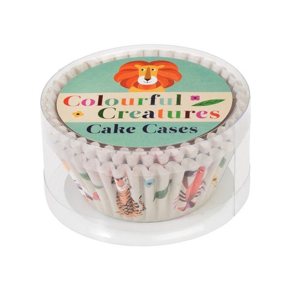 Rex London Colorful Creatures 100 papīra formiņu komplekts kēksiņu cepšanai-image-2
