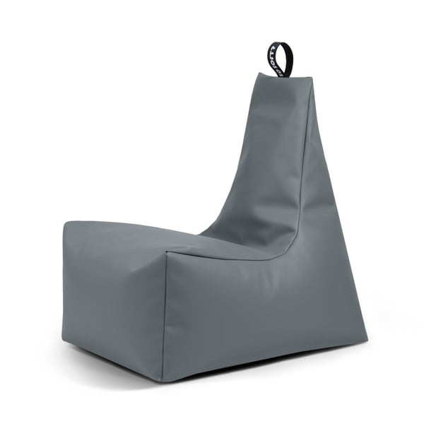 Pelēks sēžammaiss no ādas imitācijas Icy XL – So Soft?