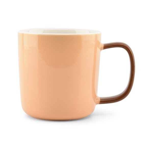 Oranža krūze no sintētiskā kaula porcelāna 370 ml Mae – ONA