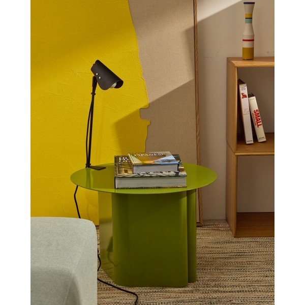 Melna metāla galda lampa ar klipsi (augstums 51 cm) Jula – Kave Home-image-3