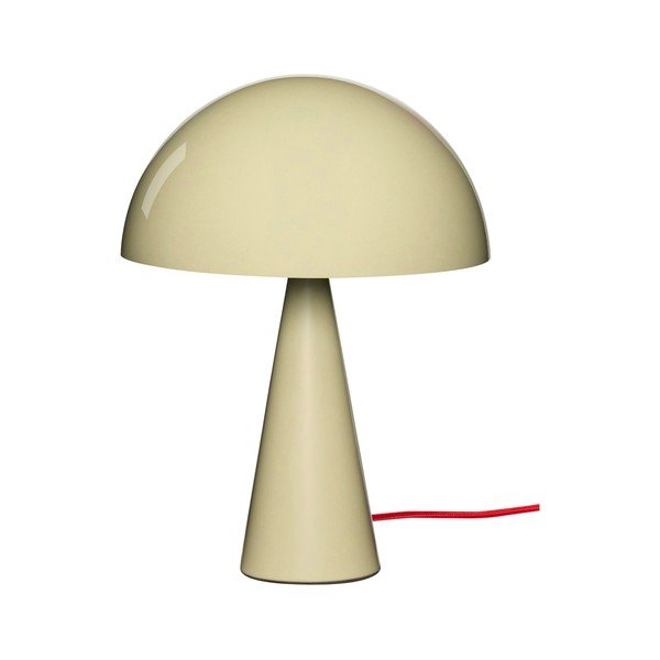 Bēša galda lampa (augstums 34 cm) Mush – Hübsch