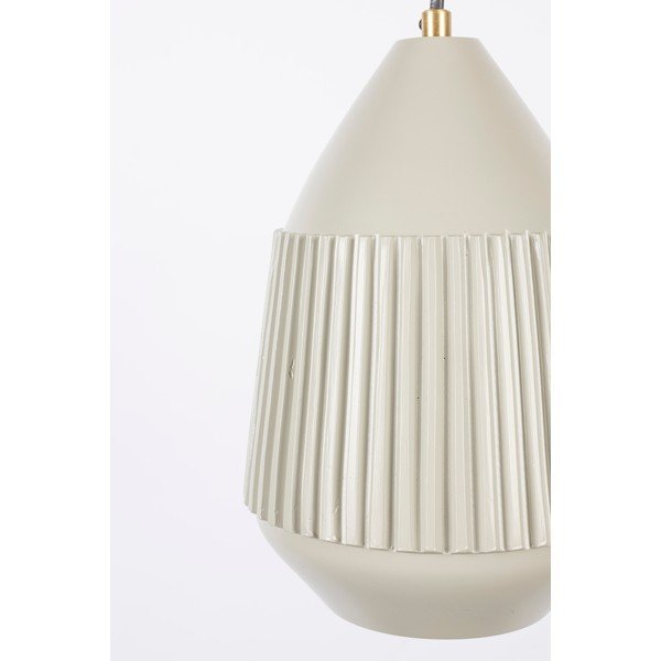 Smilškrāsas piekaramā lampa ar metāla abažūru ø 20 cm Aysa – White Label-image-1