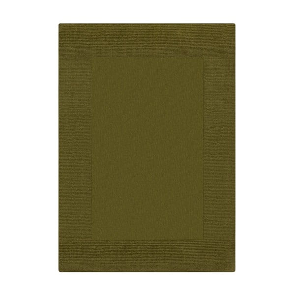 Zaļš vilnas paklājs 120x170 cm – Flair Rugs