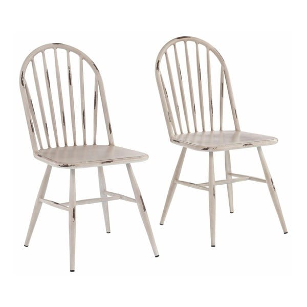 2 baltu dižskābarža krēslu komplekts Støraa Alexis