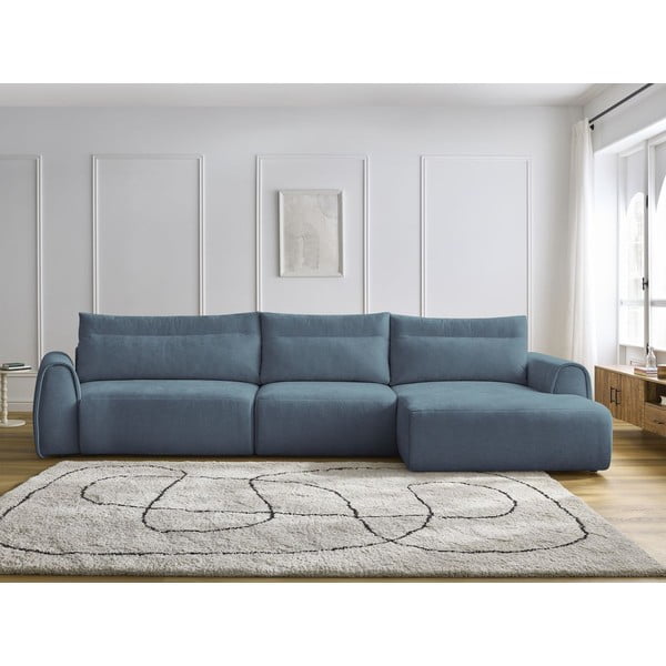 Zils stūra dīvāns Aden – Bobochic Paris-image-1