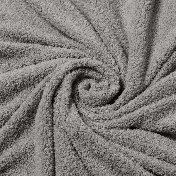 Antracīta pelēka divguļamā mikroplīša gultas veļa 240x220 cm Helena – douceur d'intérieur-image-3