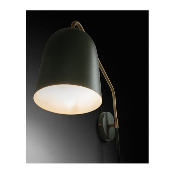Zaļa sienas lampa ø 15 cm Audrie – Kave Home-image-2