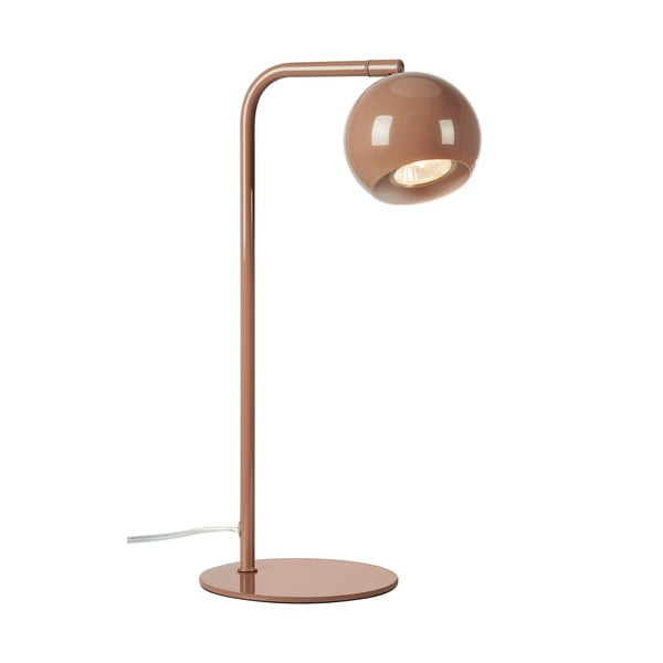 Brūna galda lampa ar metāla abažūru (augstums 39,5 cm) Pop – Markslöjd
