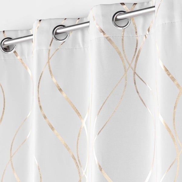 Gaiši pelēks gaismu necaurlaidīgs aizkars 135x240 cm Elise – douceur d'intérieur-image-1