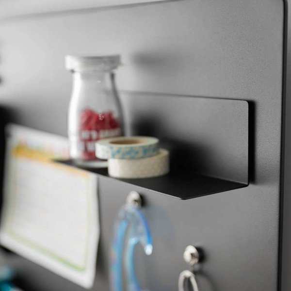 Magnētisks papildu plaukts ziņojumu dēlim 20x6 cm Tower – YAMAZAKI-image-2