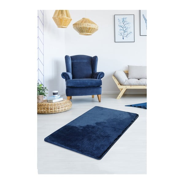 Tumši zils paklājs Milano, 120 x 70 cm
