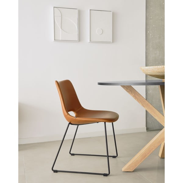 Brūns ēdamistabas krēsls Kave Home Zahara-image-1