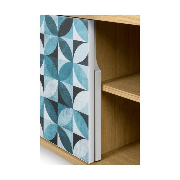 Mazs ozolkoka TV galdiņš ar metāla kājām TemaHome Dann Maroka-image-4