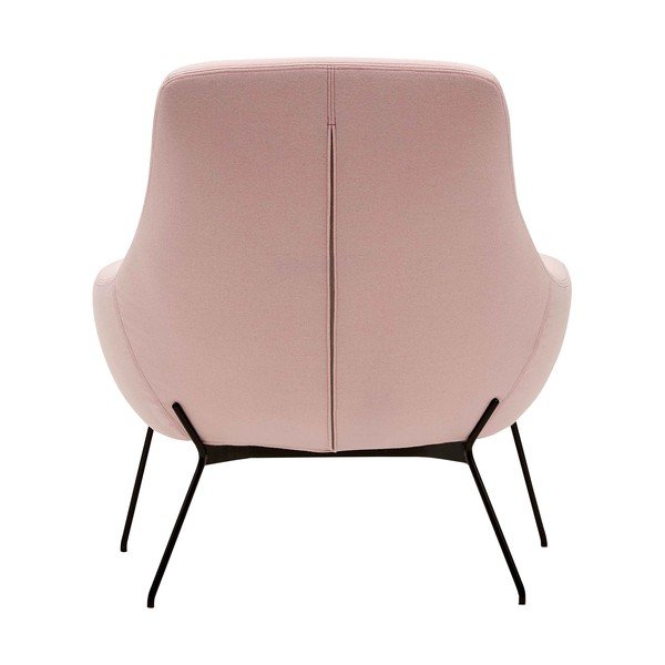 Gaiši rozā atpūtas krēsls Softline Noomi-image-4