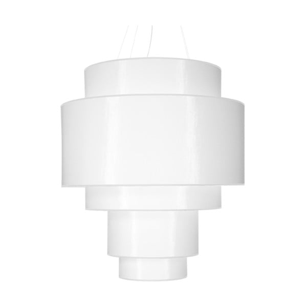 Balta piekaramā lampa ø 80 cm Elber – Nice Lamps