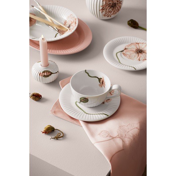 Balta porcelāna tasīte 380 ml Hammershøi Poppy – Kähler Design-image-1