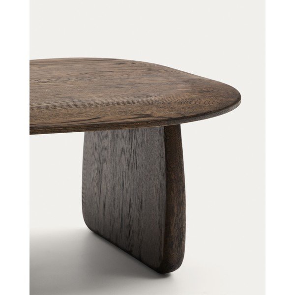 Ozola masīvkoka sānu galdiņš 70x71 cm Pirita – Kave Home-image-4