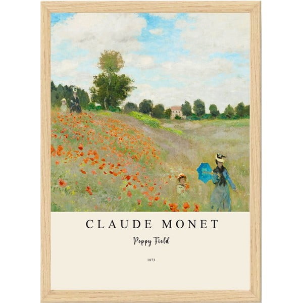Plakāts rāmī 35x45 cm Claude Monet – Wallity
