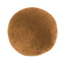 Oranži brūns dekoratīvais spilvens no mikrošķiedras Tiseco Home Studio Marshmallow, ø 40 cm