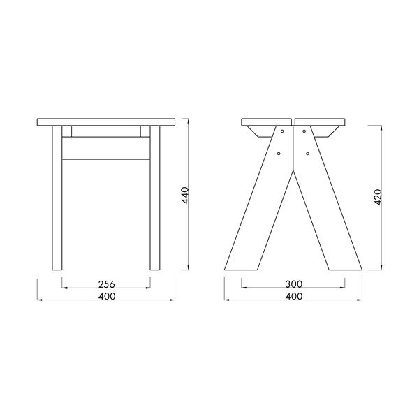 Tumši brūns masīvkoka dārza krēsls Navo – noo.ma-image-4