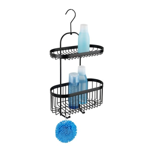 Melns 2 līmeņu trauks Wenko Classic Plus