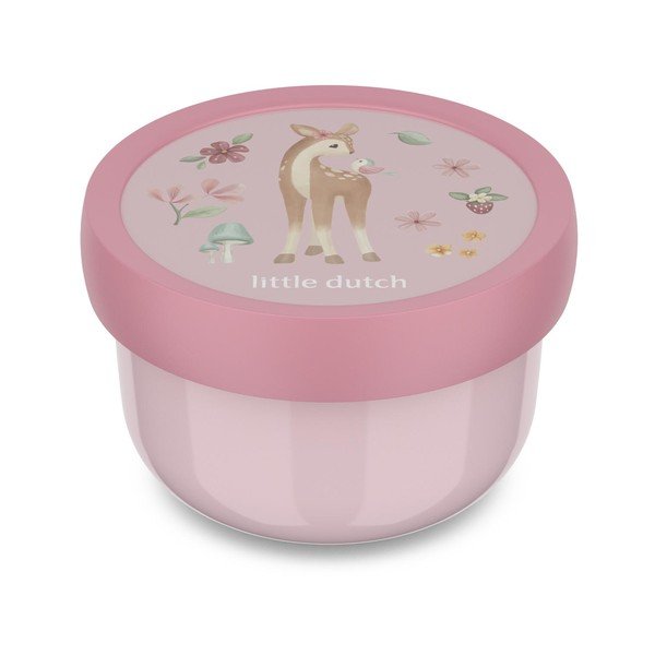 Gaiši rozā plastmasas bērnu pusdienu kārba Fairy Garden by Little Dutch – Mepal