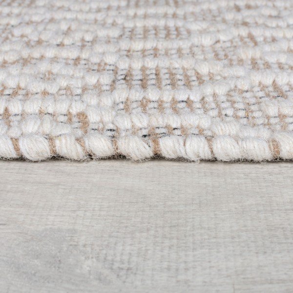 Gaiši pelēks ar rokām darināts vilnas paklājs 80x150 cm Dream – Flair Rugs-image-4