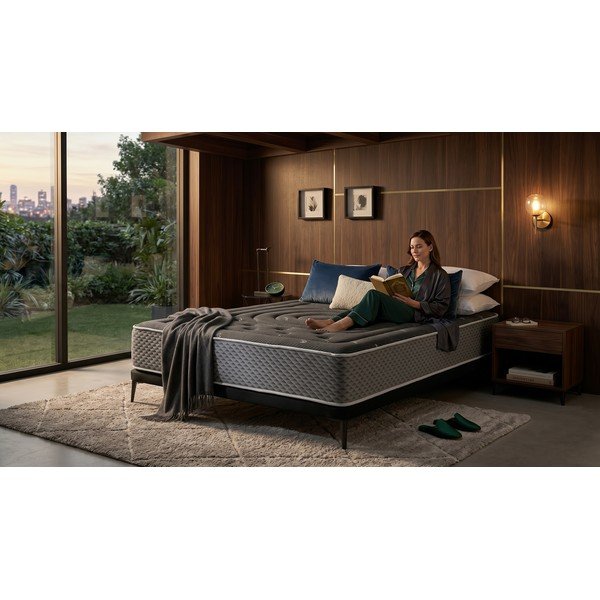 Divpusējs matracis Moonia Premium Black Multizone, 200 x 200 cm-image-1