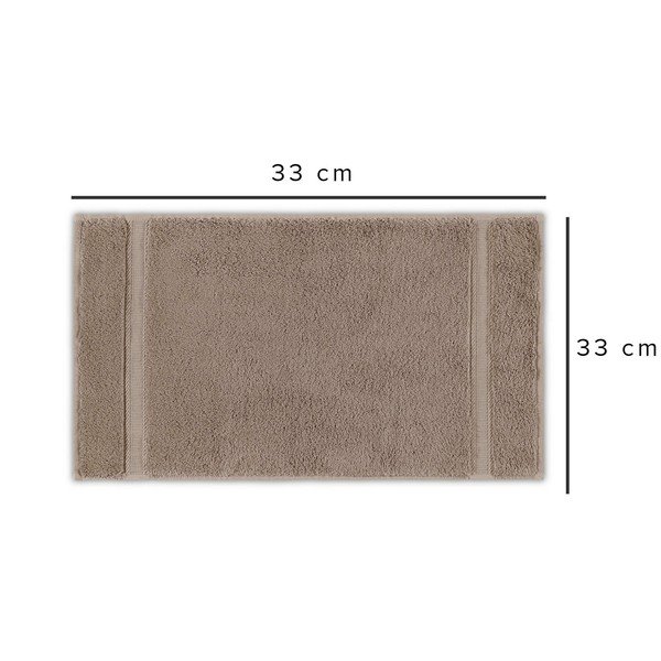 Brūns dvielis 33x33 cm Fancy – Foutastic-image-2
