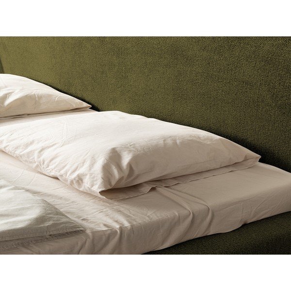 Tumši zaļa polsterēta divvietīga gulta ar redelēm 180x200 cm Makana – Makamii-image-4