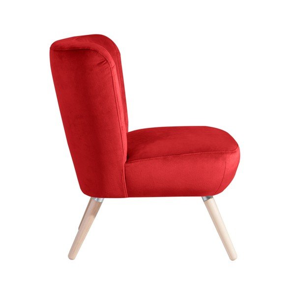 Sarkanais Max Winzer Neele samta krēsls-image-2