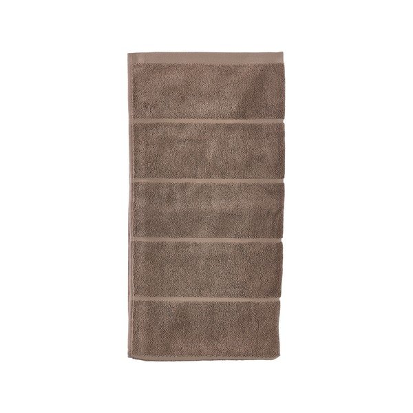 Gaiši brūns frotē kokvilnas dvielis 50x100 cm Sauna – Zone