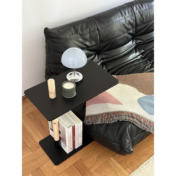 Priedes masīvkoka sānu galdiņš 30x55 cm Adjust – Karup Design-image-1